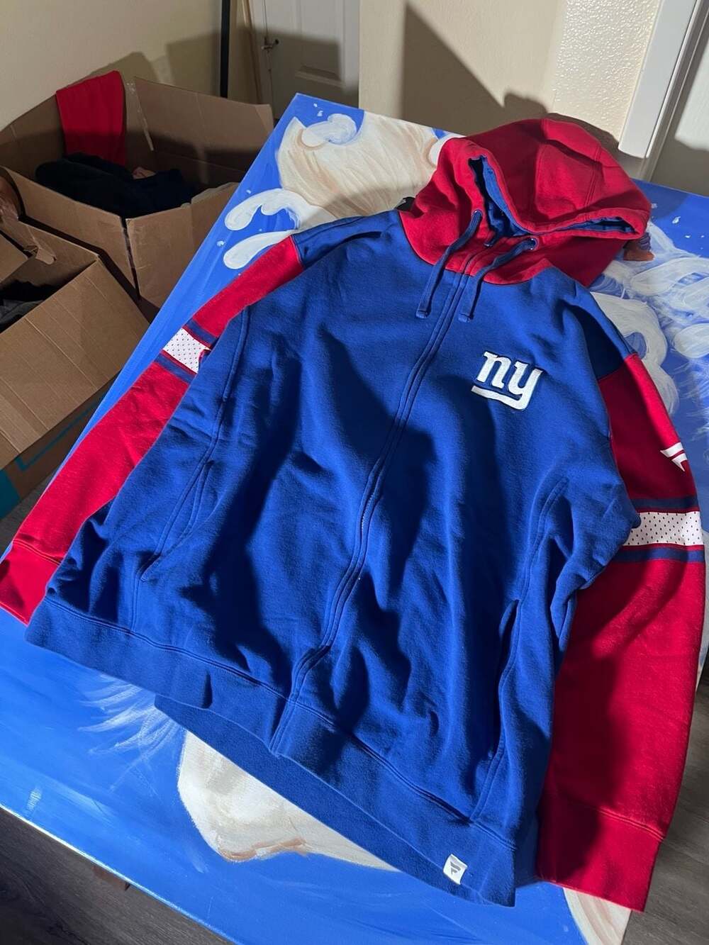 Fanatics NFL New York Giants Full Zip Hoodie Size XL